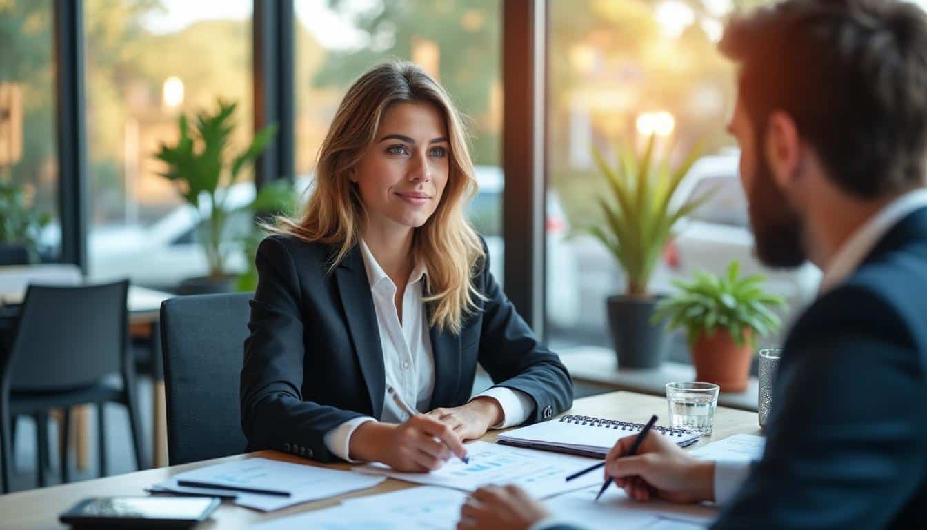 Illustration: Le rôle essentiel de la conseillère bancaire dans le secteur financier