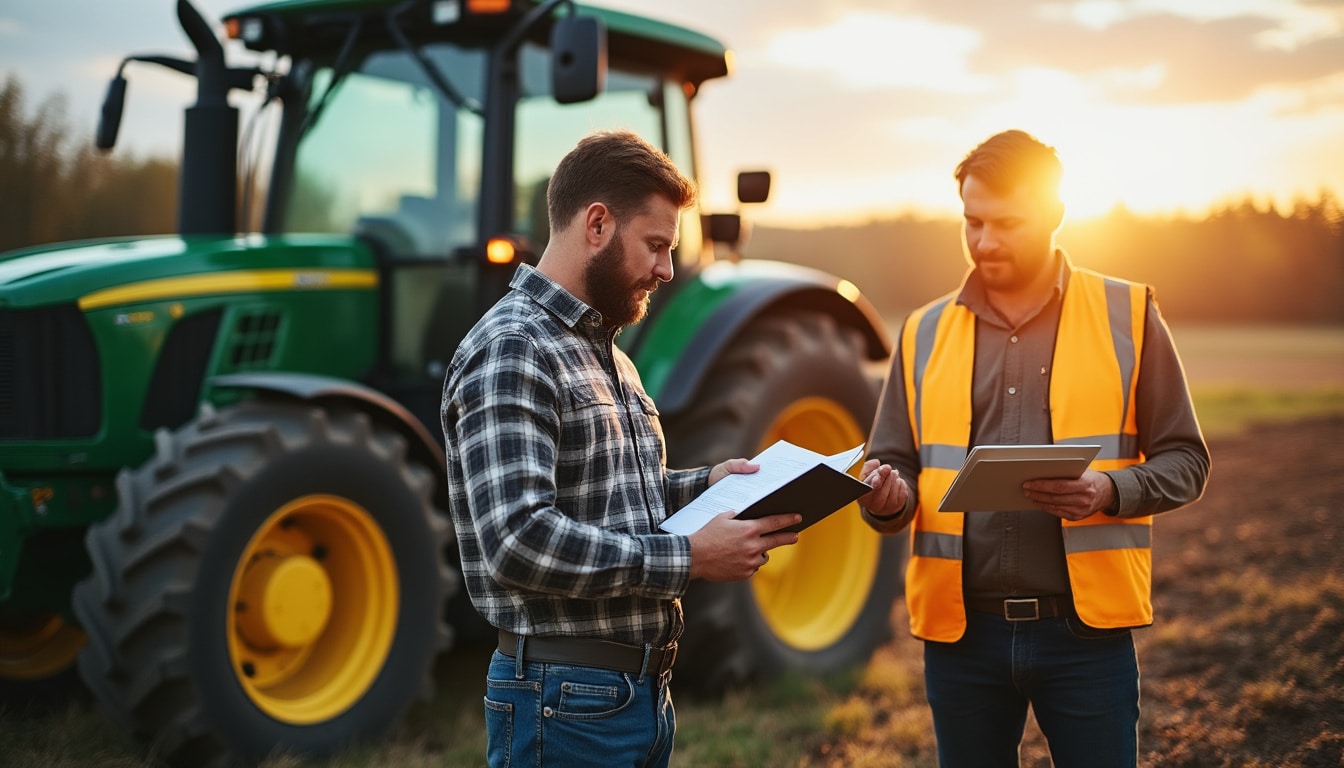 Illustration: Pourquoi souscrire une assurance dédiée au tracteur agricole est essentielle ?