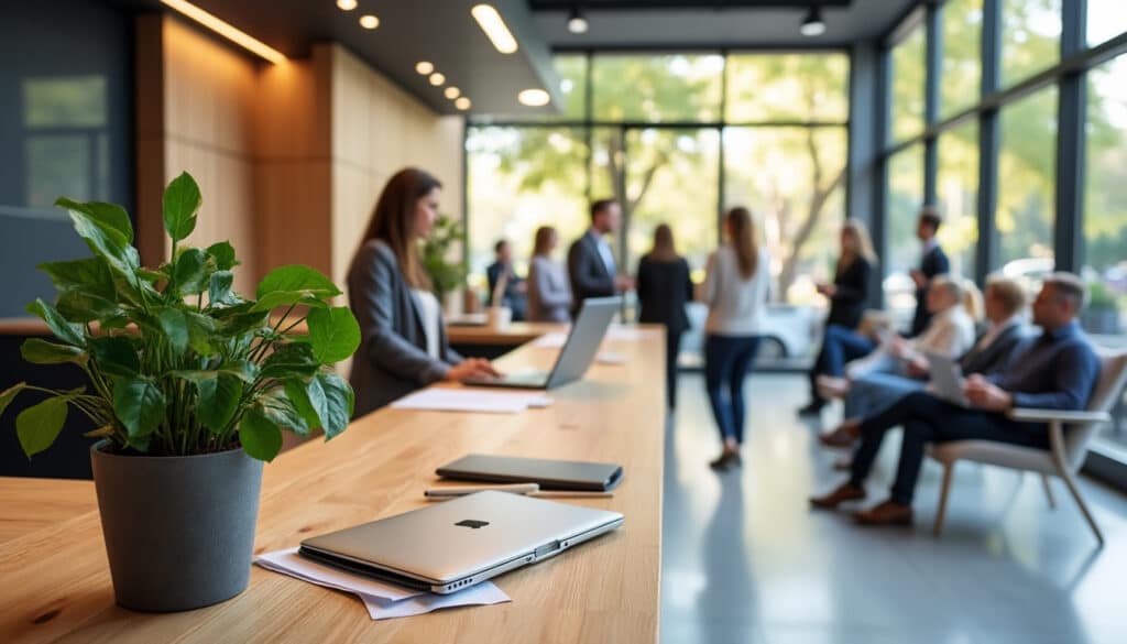 Banque d’accueil professionnelle : Guide complet pour un espace optimisé