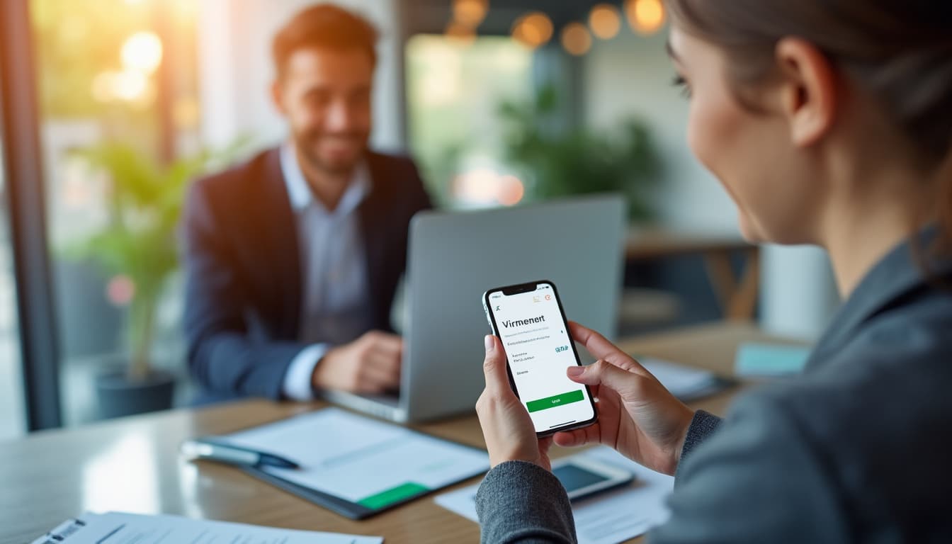Illustration: Comprendre le fonctionnement du virement instantané en banque